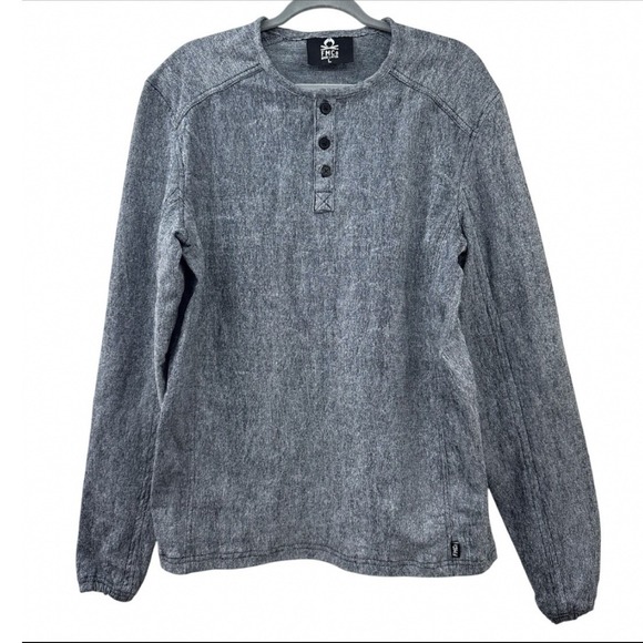 FMCo First Manufacturing GatorSkin Mens L Moto Bikercore Henley Pullover Shirt - Picture 3 of 10